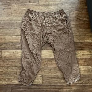 Brown Old Navy Linen Pants Size XL